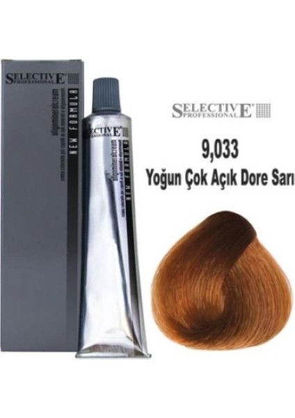 Professional Tüp Saç Boyası 9.033 Yoğun Çok Açık Dore Sarı 60 Ml