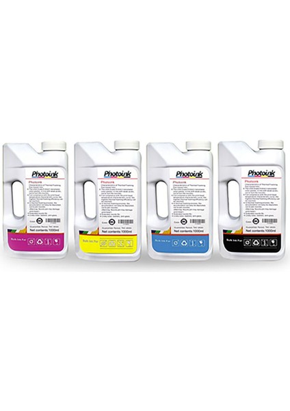 Photo Ink Hp Yazıcılar Için Vivera Uyumlu 4X1000 ml Mürekkep Seti (Photoınk Akıllı Mürekkep) -GT5820/GT5810/5820/HP 315/HP 415