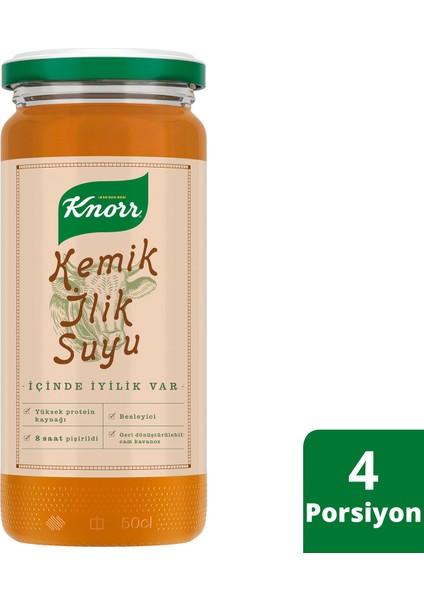 Kemik İlik Suyu 4 Porsiyon 480 ml
