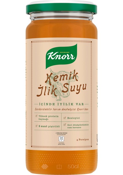 Kemik İlik Suyu 4 Porsiyon 480 ml