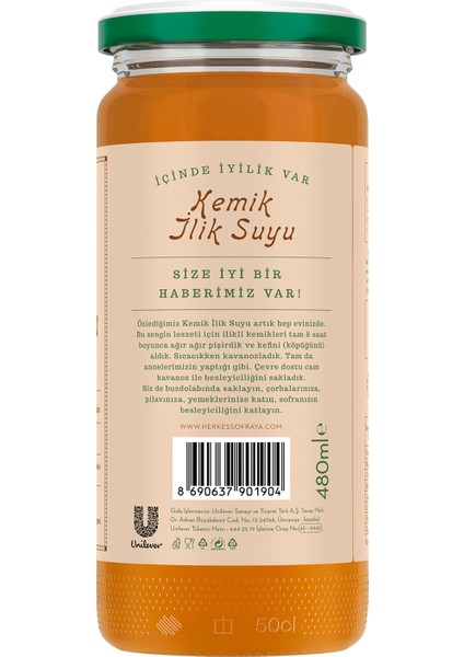 Kemik İlik Suyu 4 Porsiyon 480 ml