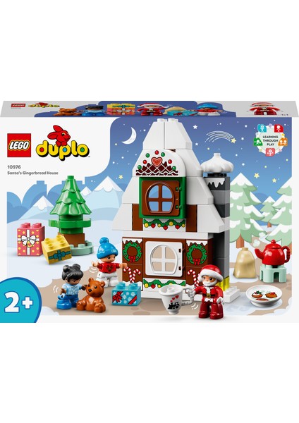 ® DUPLO® Noel Baba'nın Zencefilli Kurabiye Evi 10976 - Okul Öncesi Yaştaki Çocuklar ile 2 Yaş ve Üzeri Çocuklar için Yılbaşı Temalı Oyuncak Yapım Seti (50 Parça)