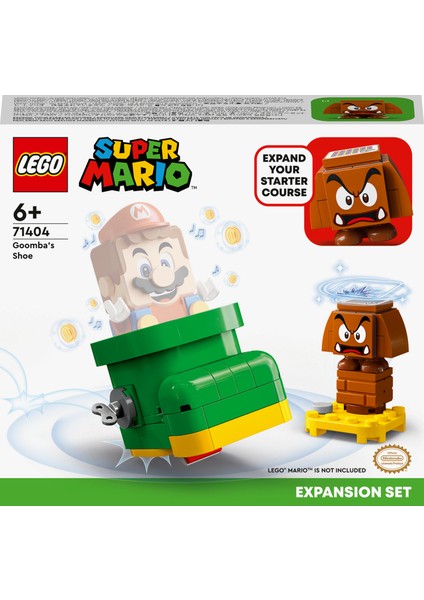 Super Mario™ Goomba'nın Ayakkabısı Ek Macera Seti 71404 Yapım Seti (76 Parça)