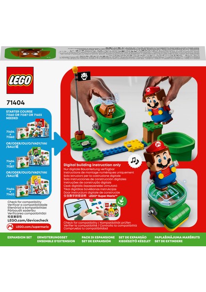 Super Mario™ Goomba'nın Ayakkabısı Ek Macera Seti 71404 Yapım Seti (76 Parça)