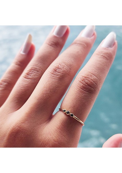 Tria Altın Yüzük - 14 Ayar Altın Minimal Tasarım Yüzük - 14 Ayar Altın Eklem Yüzüğü fiyatları