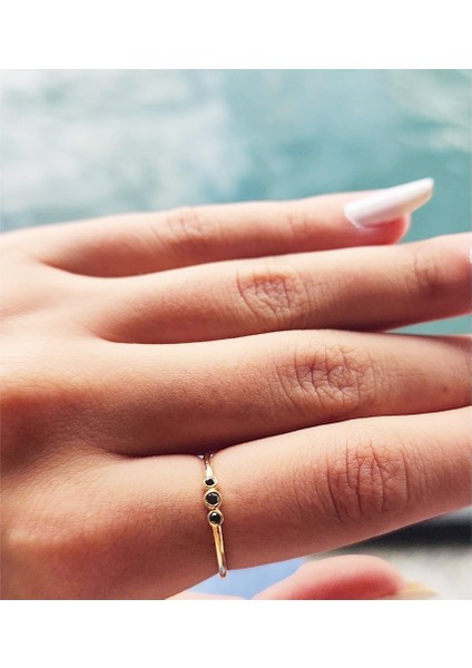 Tria Altın Yüzük - 14 Ayar Altın Minimal Tasarım Yüzük - 14 Ayar Altın Eklem Yüzüğü modelleri