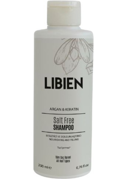 Tuzsuz Argan & Keratin Besleyici Ve Dolgunlaştırıcı Şampuan 200 ML