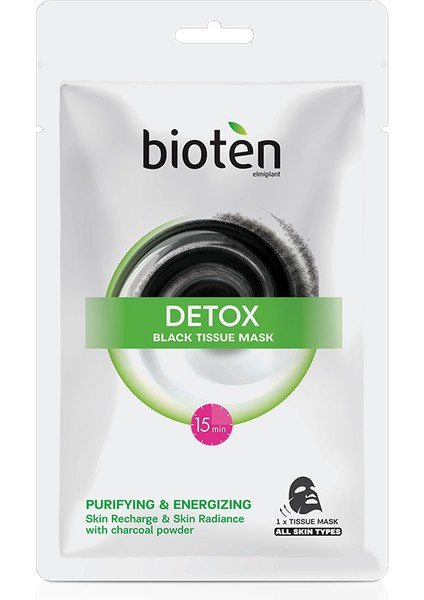 Bıoten Detox Siyah Kağıt Maske