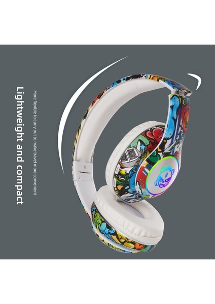 Happy World Shopping Bluetooth Kablosuz Kulaklık Stereo Oyun Müzik Katlanabilir Spor Kulaklık Mikrofon (Yurt Dışından)