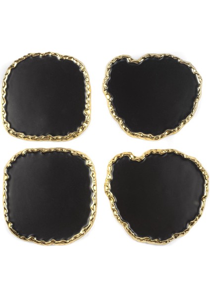 Porselen 4lü Siyah Servis 14X13 cm fiyatları