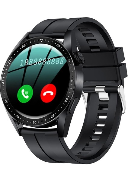 Nfc Akıllı HW28 Erkek Bluetooth Çağrı Kablosuz Şarj Ses Yardımcısı Spor Yuvarlak Saat Android IOS Vs L13 (Yurt Dışından)