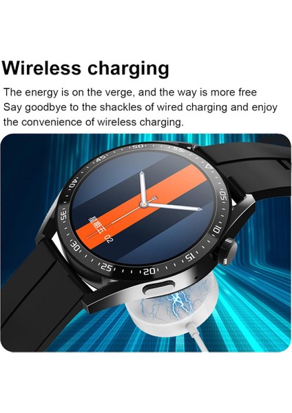 Nfc Akıllı HW28 Erkek Bluetooth Çağrı Kablosuz Şarj Ses Yardımcısı Spor Yuvarlak Saat Android IOS Vs L13 (Yurt Dışından) modelleri