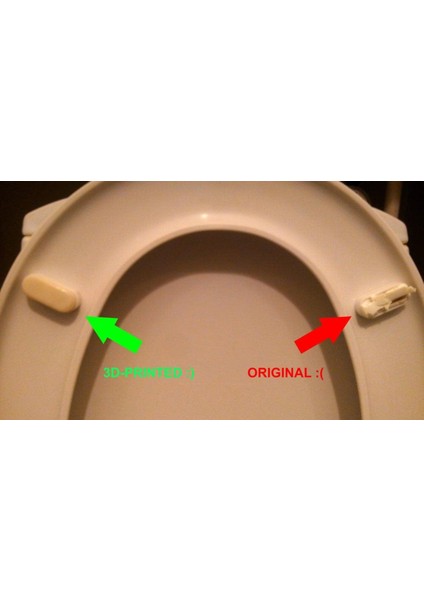 Klozet Kapağı Ayakları Plastik Aparat