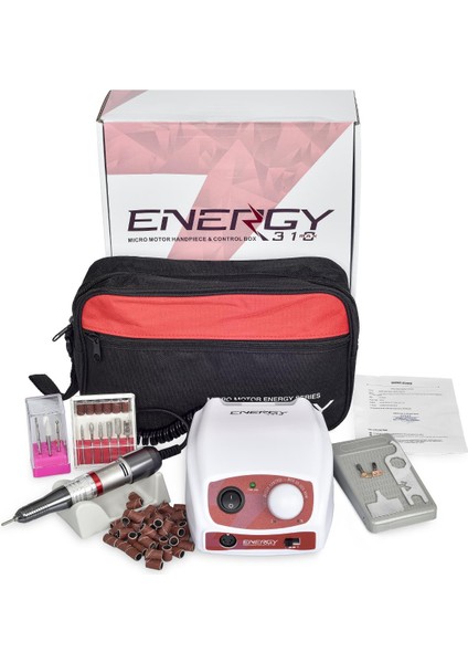 Energy 310-Max Elektrikli Tırnak Törpüsü Makinesi 65w 35000 Rpm