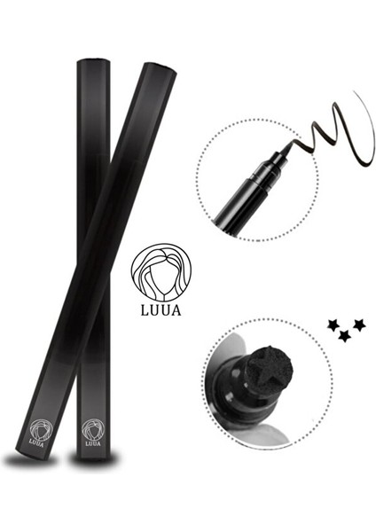 Çift Uçlu Yıldız Desenli Eyeliner