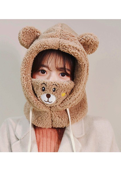 Kuzu Yünü Atkı ve Maske Kadın Bere (Yurt Dışından) fırsatları