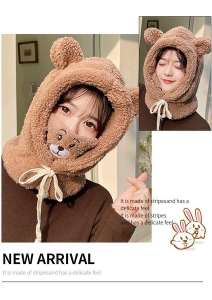 Kuzu Yünü Atkı ve Maske Kadın Bere (Yurt Dışından) indirimleri