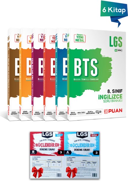 8. Sınıf Tüm Dersler BTS Beceri Temelli Soru Bankası Kazandıran Set