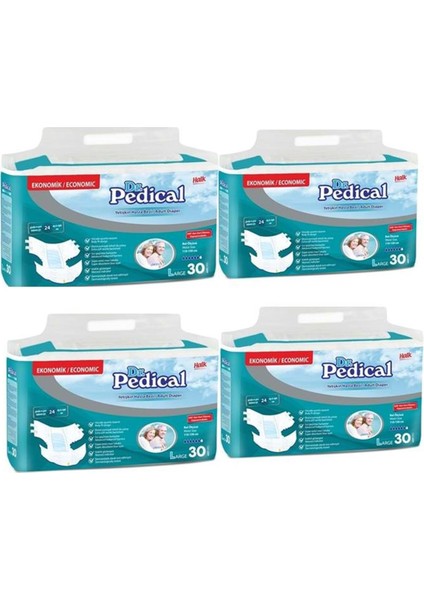 Dr. Pedical Hasta Bezi Bağlamalı Large 4 Pk