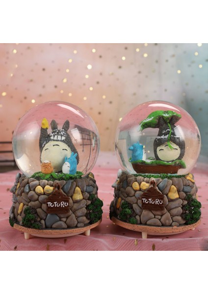 Totoro Chinchilla Tasarımlı Püskürtmeli Işıklı Müzikli Kar Küresi fiyatları