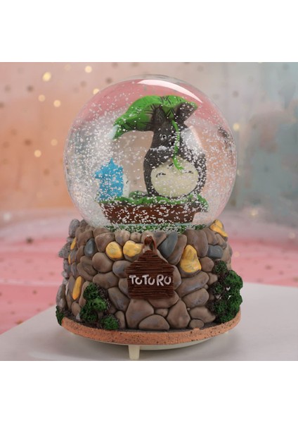 Totoro Chinchilla Tasarımlı Püskürtmeli Işıklı Müzikli Kar Küresi modelleri