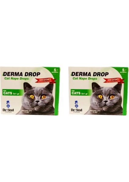 Dr. Sed Derma Kedi Dış Parazit Damla  2 Kutu