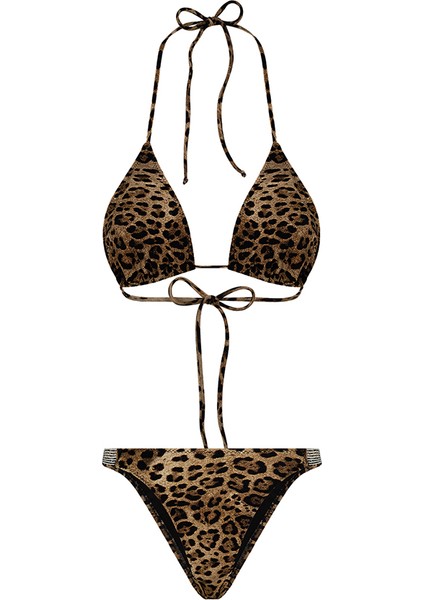 Üçgen Desenli Bikini Takımı