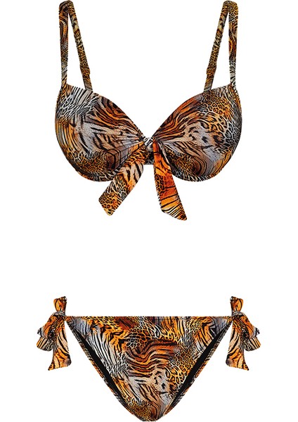 Önü Bağcıklı Balenli Bikini Takımı fiyatları
