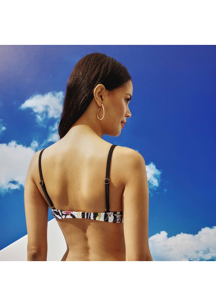 Önü Sürgülü Balenli Bikini Takımı