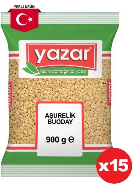 Yerli Aşurelik Buğday 900 Gr. x 15 Adet