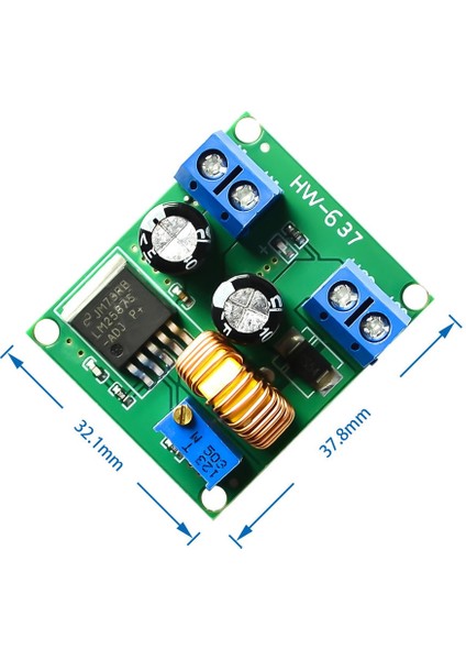 Roba LM2587 Ayarlı Voltaj Yükseltici Modül 40V 5A Step Up Boost Modül