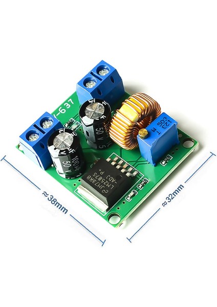 Roba LM2587 Ayarlı Voltaj Yükseltici Modül 40V 5A Step Up Boost Modül