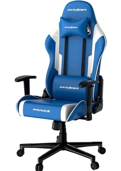 DxRacer Prince Serisi L Mavi Beyaz  Oyuncu Koltuğu