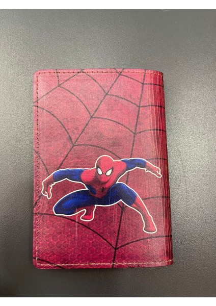 Spiderman Deri Pasaport Kılıfı