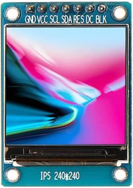 Roba IPS 1.3 Inch 7 Pin Spı 240X240 LCD Tft Modül Ekran Hd Full Color