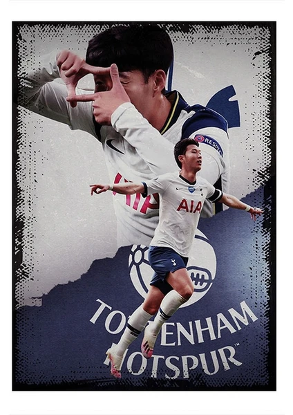 Son Heung-Min Futbol Mdf Poster