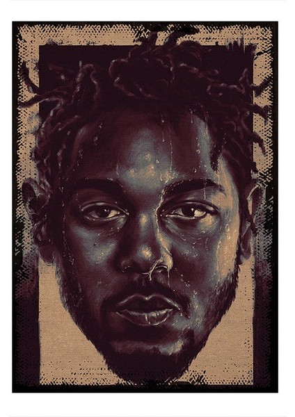 Kendrick Lamar Rap Müzik Mdf Poster