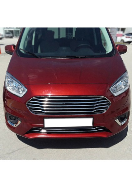 Fetih Oto Ford Courier Ön Panjur Krom ve Sis Krom 2018 - 2022 9 Prç