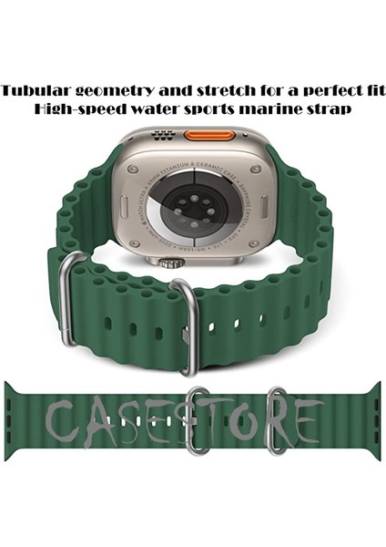 Apple Watch Ultra Uyumlu 49MM Kordon Silikon Naylon Kayış Baklalı Bileklik Loop Hasır Ayarlanabilir Kancalı Tokalı Orange Albine Loop Titanium Fit Case fiyatları