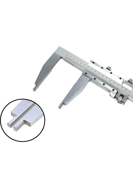 Mekanik Kumpas Tek Çene Ince Ayarlı 0,05-1000 Mm / Çene 125 Mm