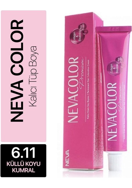 Color Tüp Saç Boyası 6.11 Küllü Koyu Kumral 50 ml