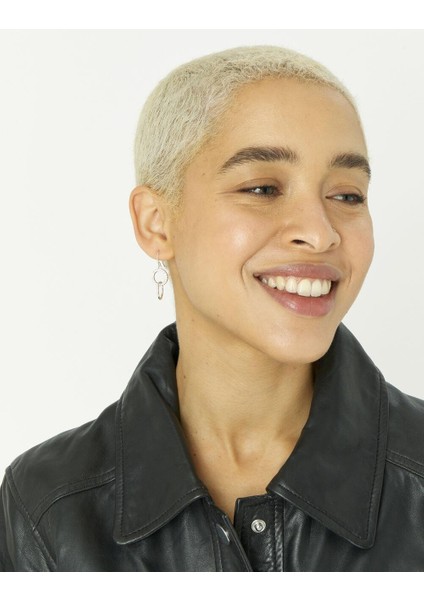 Birbirine Geçmeli Küpe Silver fiyatları