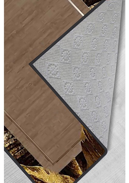 Dijital Baskı Yıkanabilir Kaymaz Taban Salon Halısı RVG0420 modelleri