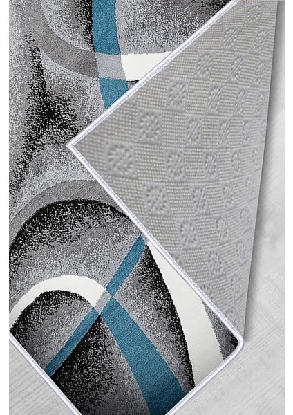 Dijital Baskı Yıkanabilir Kaymaz Taban Salon Halısı RVG0438