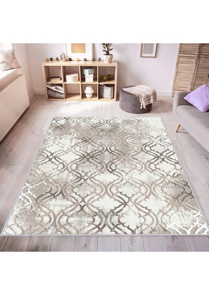 Dijital Baskı Yıkanabilir Kaymaz Taban Salon Halısı RVG0433