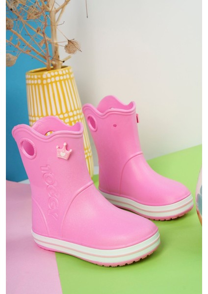Eva Taban Pembe Çocuk Kar Botu