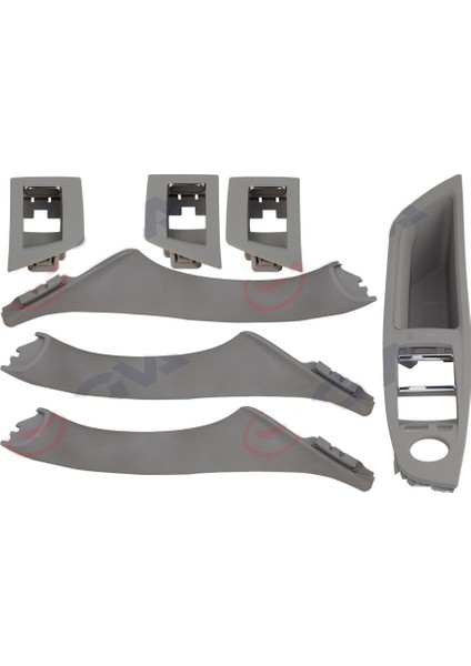 Kapı Tutamak Seti 7 Parça Gri Bmw F10-F18 51417225877