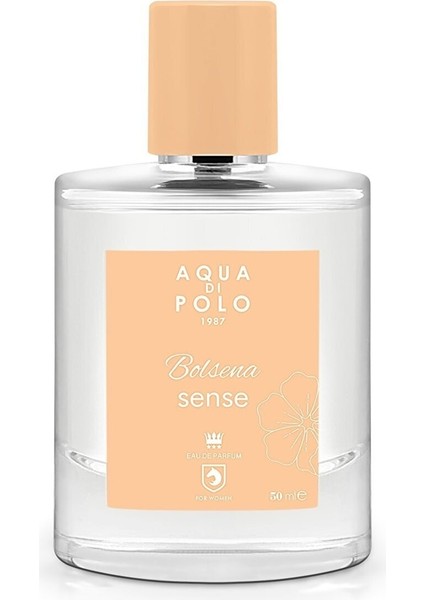 Aqua Di Polo 1987  BOLSENA Sense 50 ml 3'lü Kadın Parfüm Seti