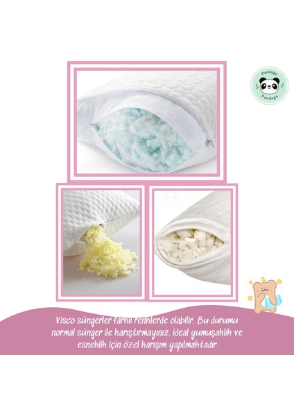 Visco Yastık Ortopedik Terletmeyen Visko Uyku Yastığı Premium Kılıflı 1500 gr modelleri