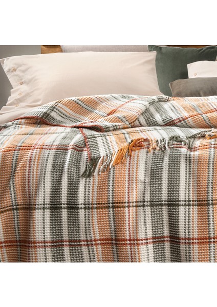 Bedding Belissa Çift Kişilik Pamuk Battaniye - Yeşil modelleri